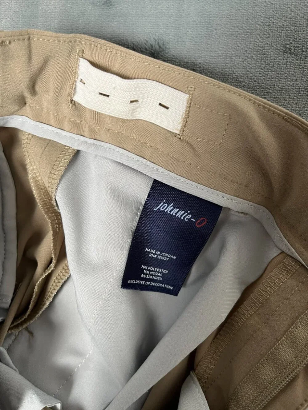 Johnnie-O Short Boys 10 Prep-Performance Beige Golf Club Performance Sports